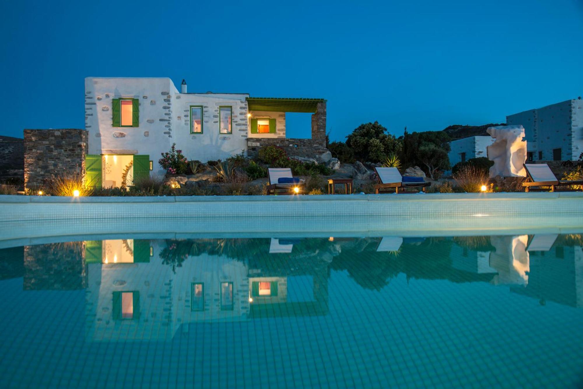 Villa Aeolos With 2 Private Pools Sarakíniko Exterior foto